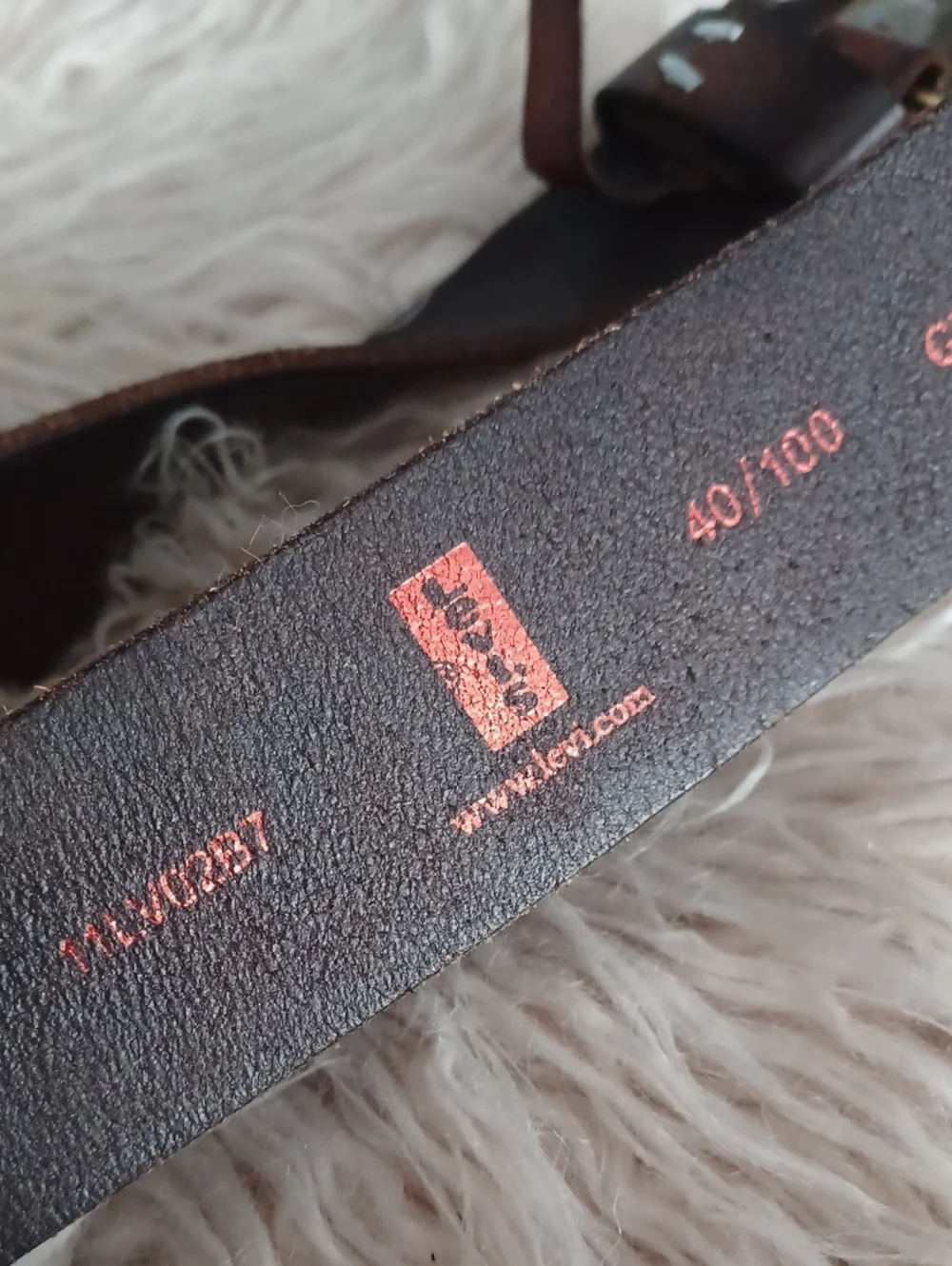 Levis Leather Belt